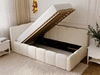 Jugendbett Einzelbett mit Bettkasten und Lattenrost 90x200 Cloud One Beige