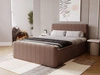 Boxspringbett mit Bettkasten 120x200 Osteno Braun