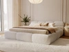 Polsterbett mit Bettkasten und Bettrost 140x200 Sweet Low Beige