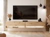 Hänge TV-Schrank 180 cm für Wohnzimmer mit LED-Beleuchtung Aurelie Artisan Eiche