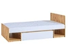 Möbel-Set für Jugendzimmer Arcadia Eiche Wotan, Weiß