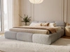 Polsterbett mit Bettkasten und Bettrost 160x200 Sweet Low Grau