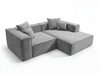 Ecksofa L Rechts Vellaro Grau