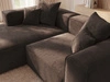 Ecksofa L Links Vellaro Braun