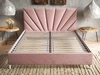 Polsterbett mit Lattenrost 180x200 Fuzi Dunkelgrau