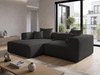 Ecksofa L Links Vellaro Schwarz