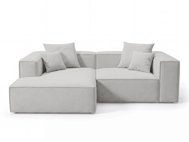 Ecksofa L Links Vellaro Grau