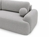Ecksofa L-Form Links mit Schlaffunktion und Bettkasten Aurio Grau