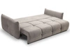 Schlafsofa mit Bettfunktion und Bettkasten Bene Grau
