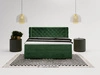 Boxspringbett mit Bettkasten 120x200 Lion Grün