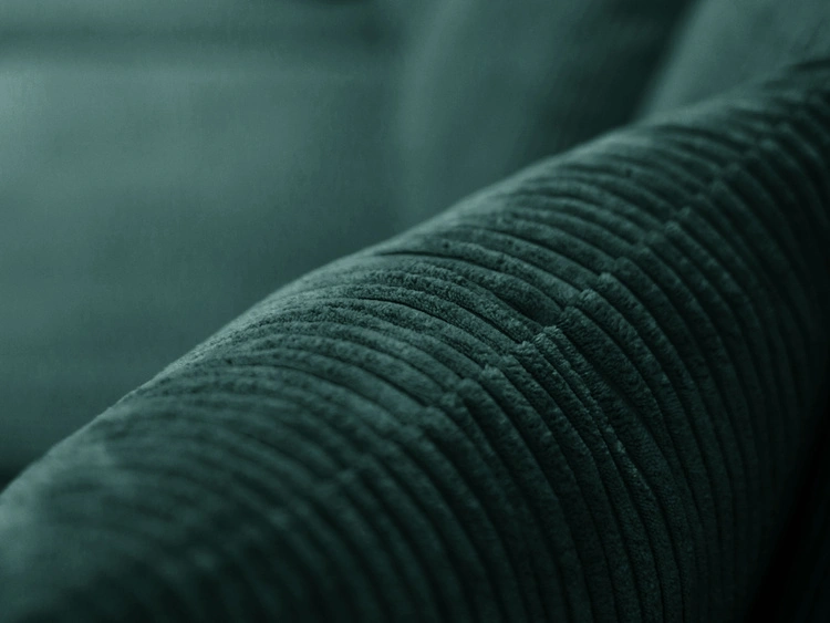 Ecksofa L-Form mit Schlaffunktion und Bettkasten Merivo Grün