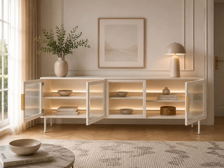 Wohnzimmer-Set Lumina Kaschmir