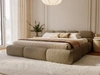 Polsterbett mit Bettkasten und Bettrost 180x200 Sweet Low Braun