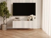 TV-Lowboard mit Türen 100 cm Kioto Weiß matt