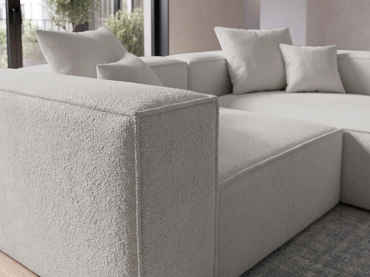 Ecksofa L Rechts Vellaro Grau