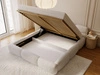 Polsterbett mit Bettkasten und Bettrost 140x200 Sweet Low Beige