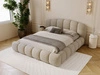 Polsterbett mit Stauraum und Lattenrost 140x200 Cloud Soft Beige