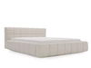 Polsterbett mit Bettkasten und Lattenrost 160x200 Alicante Boucle Beige