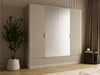 Kleiderschrank mit Spiegel Latina Beige